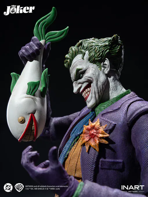 DC Comics The Joker 1/12 Action Figure | INART photo 6