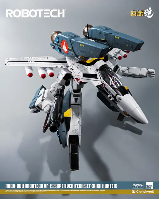 ROBO-DOU Robotech VF-1S Super Veritech Set (Rick Hunter) Figure - threezero photo 15