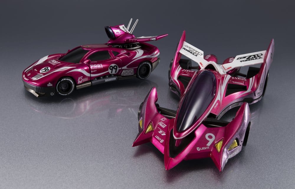 Future GPX Cyber Formula Collection -Heritage Edition- Vehicles 2-Pack Proto Jaguar Z-6 & Aoi Stealth Jaguar Z-7 | MegaHouse