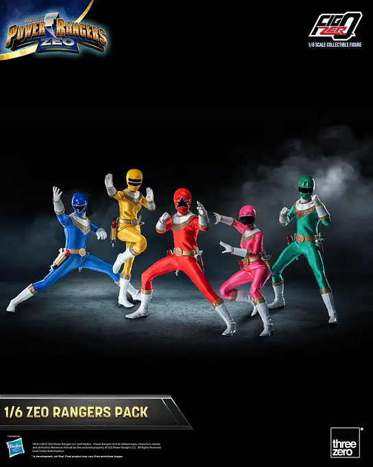 Power Rangers Zeo FigZero 1/6 Zeo Power Rangers Pack Figures - threezero photo 30