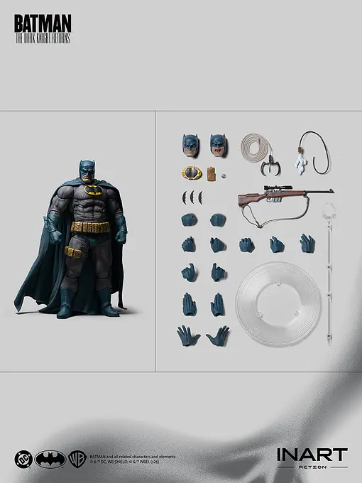 Batman: The Dark Knight Returns Batman (Blue Suit) Action Figure | INART photo 2