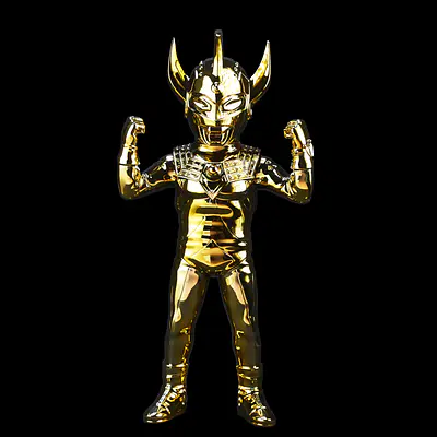 Ultraman Taro Gold Chrome Ultra Dynamite Pose Version Sofubi Figure | Planet-X