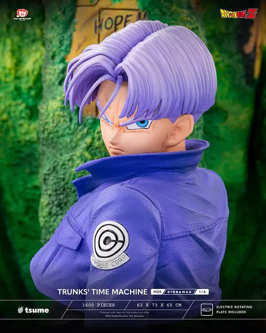 Dragon Ball Z HQS Dioramax Figure 1/6 Trunks' Time Machine - Tsume photo 2