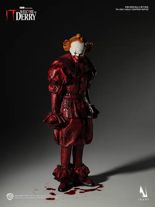 IT: Welcome to Derry Pennywise (Bloody Version) 1/6 Collectible Figure | INART photo 4