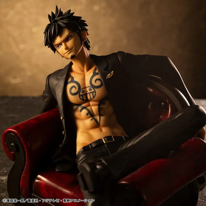 One Piece Portrait.Of.Pirates "S.O.C" PVC Figure Trafalgar Law Ver.R | MegaHouse photo 6
