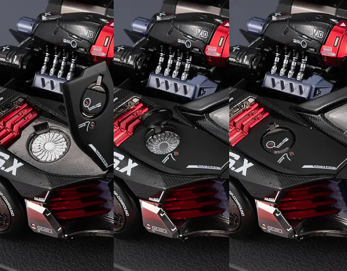 Asurada G.S.X RS Siren Variable Action Hi-Spec United Future GPX Cyber Formula Vehicle - threeMega photo 15