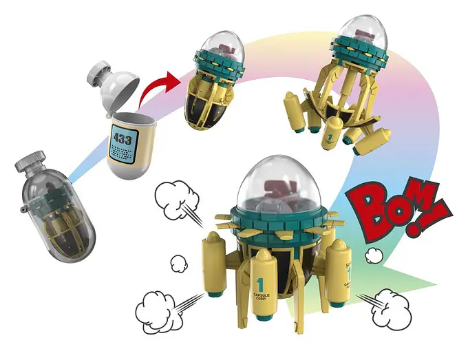Dragon Ball Z Changearts Action Figure Hoi-Poi Capsule No. 433 Trunks's Time Machine 8 cm - Tamashii Nations photo 2