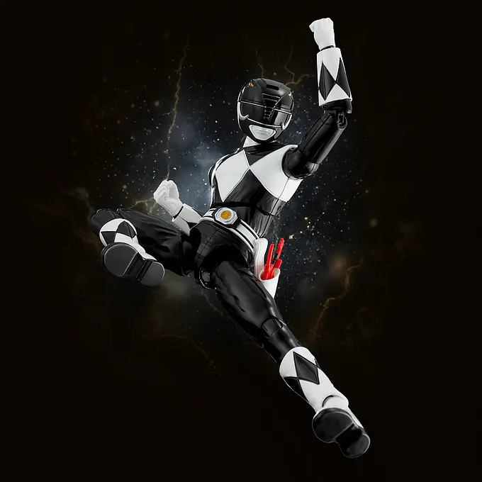 Power Rangers Black Ranger Furai Action Figure photo 3