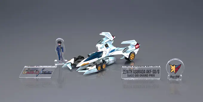 Future GPX Cyber Formula Heritage Edition DX Zenith Asurada AKF-S0/G Roll Out Vehicle Set | MegaHouse photo 11