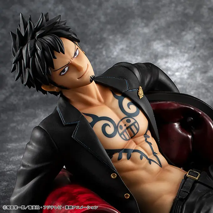 One Piece Portrait.Of.Pirates "S.O.C" PVC Figure Trafalgar Law Ver.R | MegaHouse photo 2