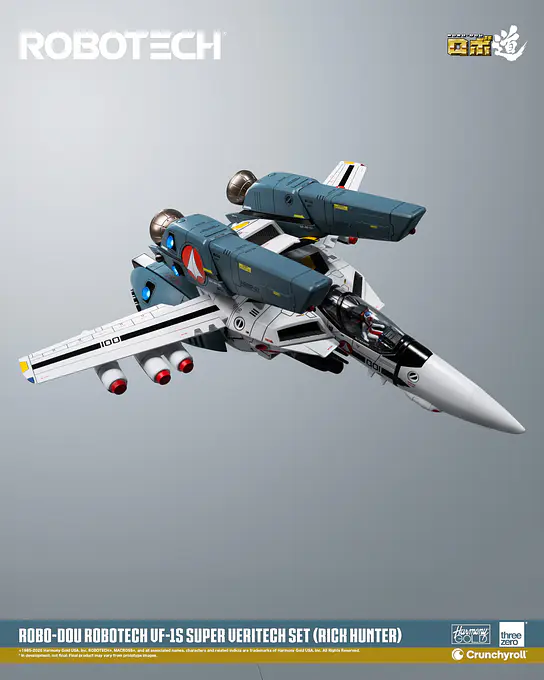ROBO-DOU Robotech VF-1S Super Veritech Set (Rick Hunter) Figure - threezero photo 12