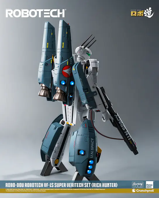 ROBO-DOU Robotech VF-1S Super Veritech Set (Rick Hunter) Figure - threezero photo 48