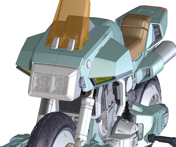 Genesis Climber Mospeada VR-052F Mospeada Stick 1/12 Model Kit | Hasegawa photo 6