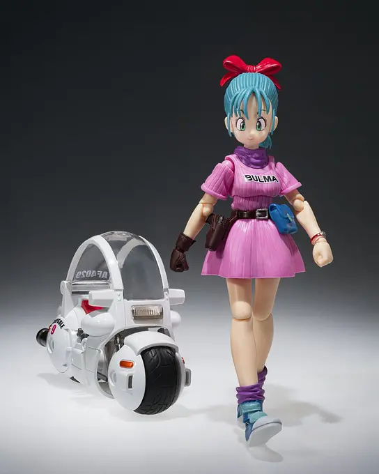Dragon Ball Changearts Hoi-Poi Capsule No. 9 Bulma's Motorcycle Figure - Tamashii Nations photo 9