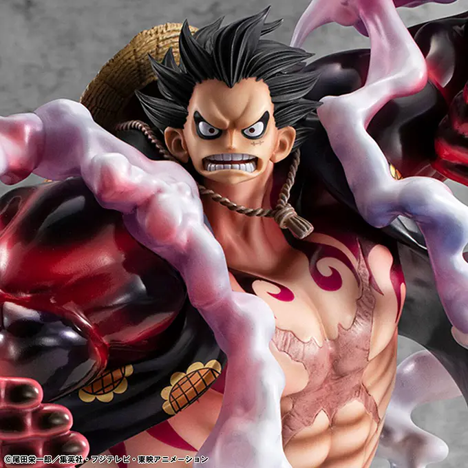 One Piece Monkey D. Luffy Gear 4 Boundman 10th Limited Ver. Portrait.Of.Pirates SA-MAXIMUM Statue 30 cm | MegaHouse