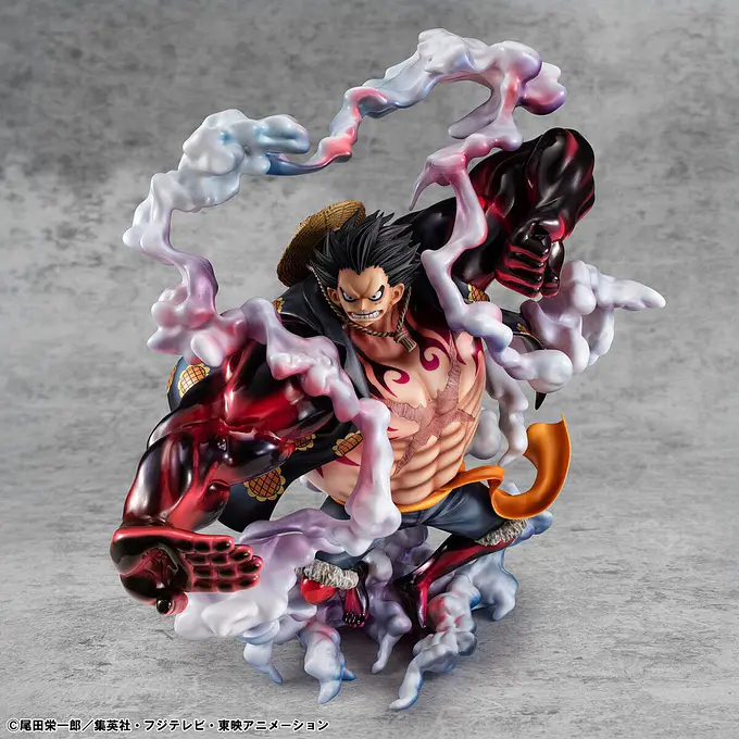 One Piece Monkey D. Luffy Gear 4 Boundman 10th Limited Ver. Portrait.Of.Pirates SA-MAXIMUM Statue 30 cm | MegaHouse photo 4
