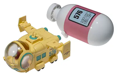 Dragon Ball Z Changearts Action Figure Hoi-Poi Capsule No. 576 Bulma's Airplane 8 cm - Tamashii Nations