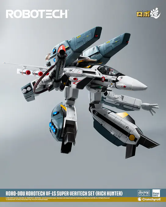 ROBO-DOU Robotech VF-1S Super Veritech Set (Rick Hunter) Figure - threezero photo 39