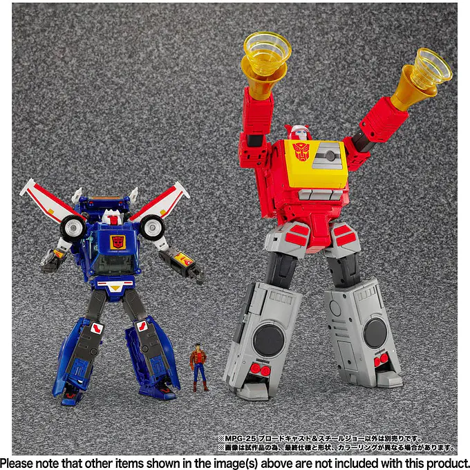 Transformers MPG-25 Blaster & Steeljaw Figure - Takara Tomy photo 11