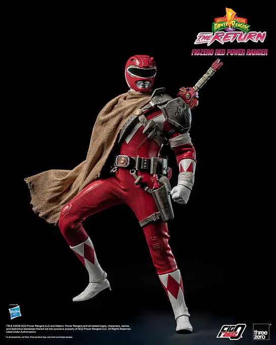 Mighty Morphin Power Rangers: The Return FigZero 1/6 Red Power Ranger Figure - threezero photo 3
