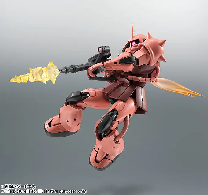 Mobile Suit Gundam Robot Spirits (Side MS) MS-06S Char's Zaku II ver. A.N.I.M.E. Figure | Tamashii Nations photo 3
