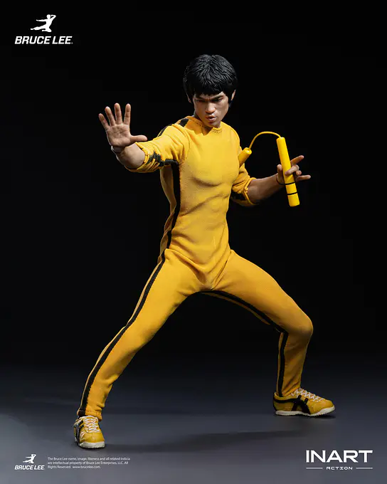 Bruce Lee (Yellow Jumpsuit) 1/12 Action Figure | INART photo 6