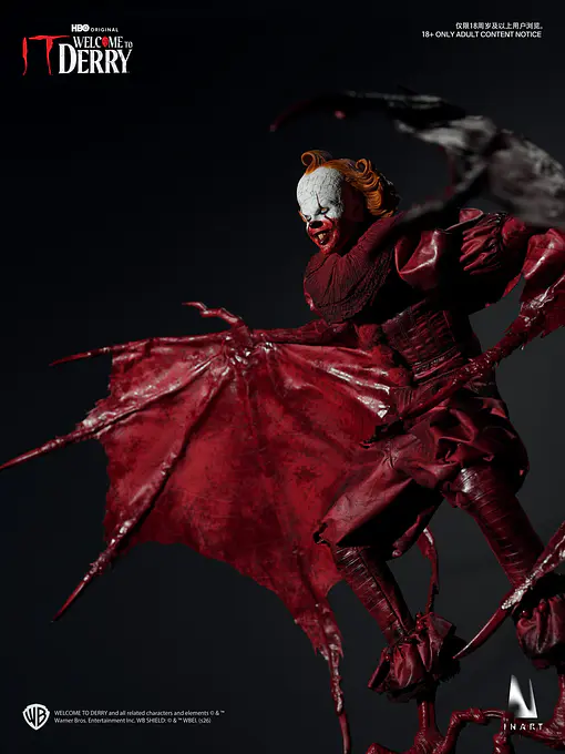 IT: Welcome to Derry Pennywise (Bloody Version) 1/6 Collectible Figure | INART photo 3
