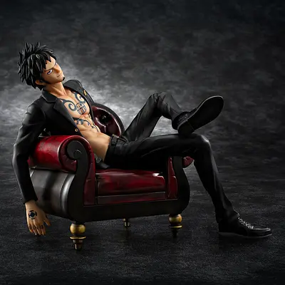 One Piece Portrait.Of.Pirates "S.O.C" PVC Figure Trafalgar Law Ver.R | MegaHouse