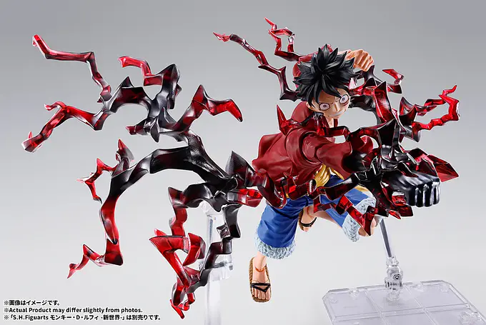 One Piece S.H.Figuarts Monkey D. Luffy New World Option Parts Set | Tamashii Nations photo 5