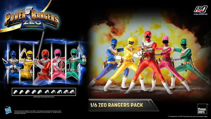 Power Rangers Zeo FigZero 1/6 Zeo Power Rangers Pack Figures - threezero photo 17