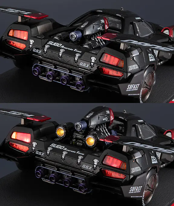 Asurada G.S.X RS Siren Variable Action Hi-Spec United Future GPX Cyber Formula Vehicle - threeMega photo 14