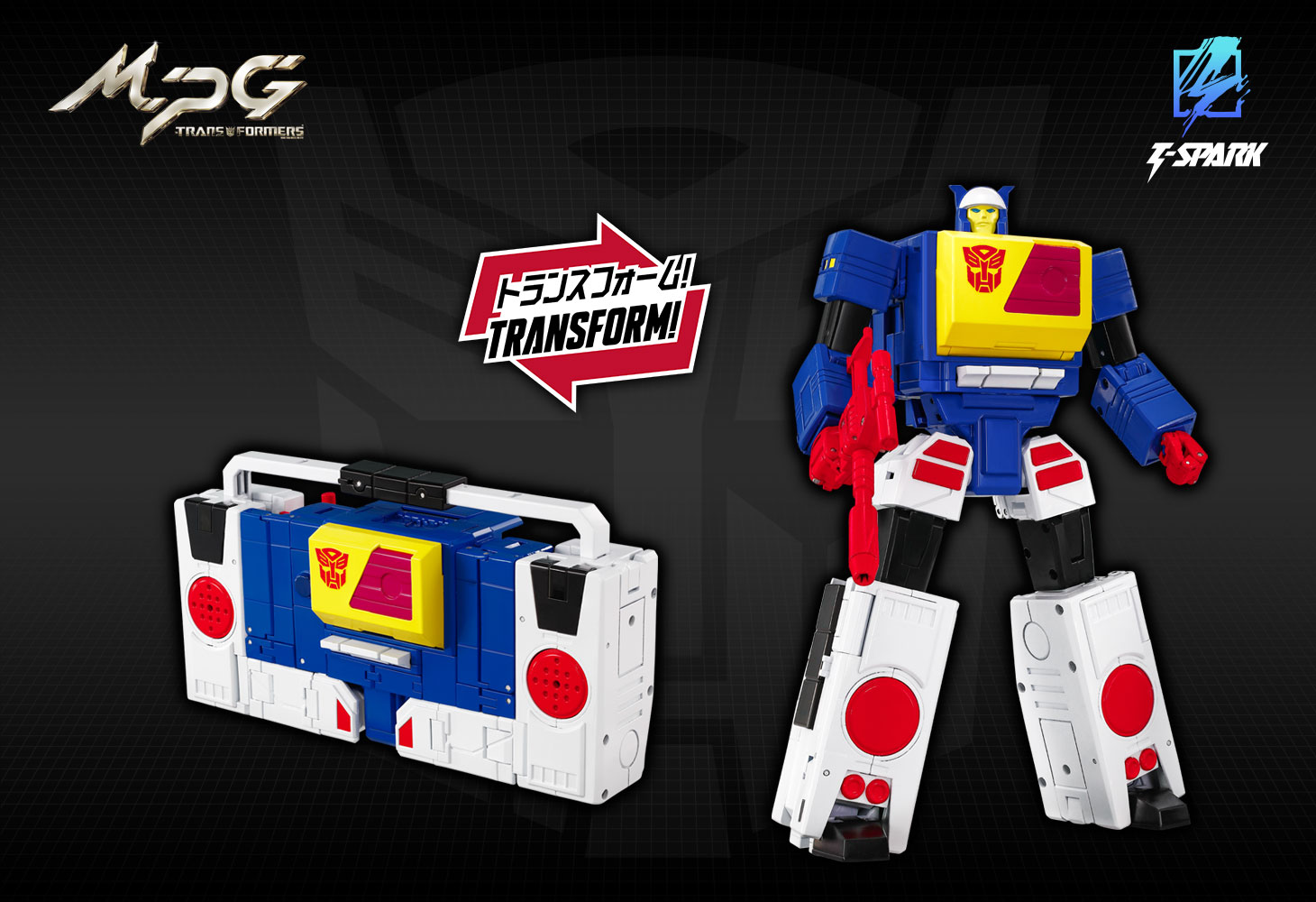 Transformers MPG-27 Twincast and Rewind Figure Set | Takara Tomy
