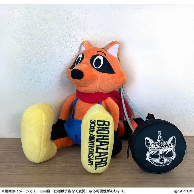 Resident Evil Mr. Raccoon 30th Anniversary Plush Toy 28 cm | Capcom photo 4