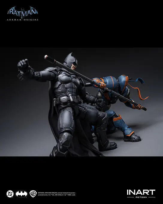 Batman: Arkham Origins Deathstroke Action Figure | INART photo 11