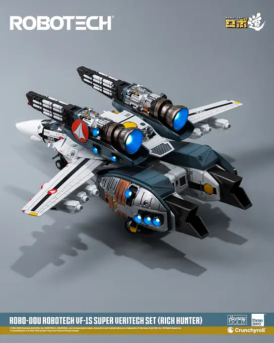 ROBO-DOU Robotech VF-1S Super Veritech Set (Rick Hunter) Figure - threezero photo 8