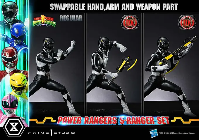 Mighty Morphin Power Rangers Premium Masterline Set of 5 Statues 1/4 Deluxe Bonus Version 62 cm - Prime 1 Studio photo 8