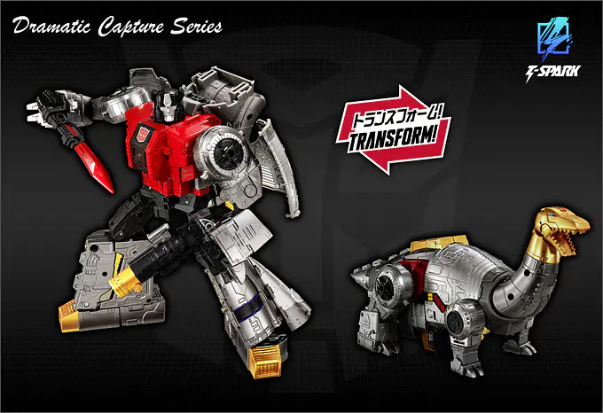 Transformers Dramatic Capture Series Dinobot Island Part 2 Slag and Sludge Figure Set | Takara Tomy photo 4