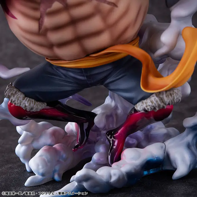 One Piece Monkey D. Luffy Gear 4 Boundman 10th Limited Ver. Portrait.Of.Pirates SA-MAXIMUM Statue 30 cm | MegaHouse photo 18