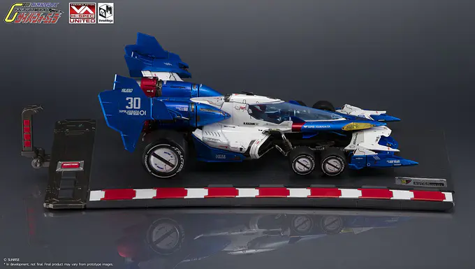 Super Asurada 01 Variable Action Hi-Spec United Future GPX Cyber Formula Vehicle - threeMega photo 2