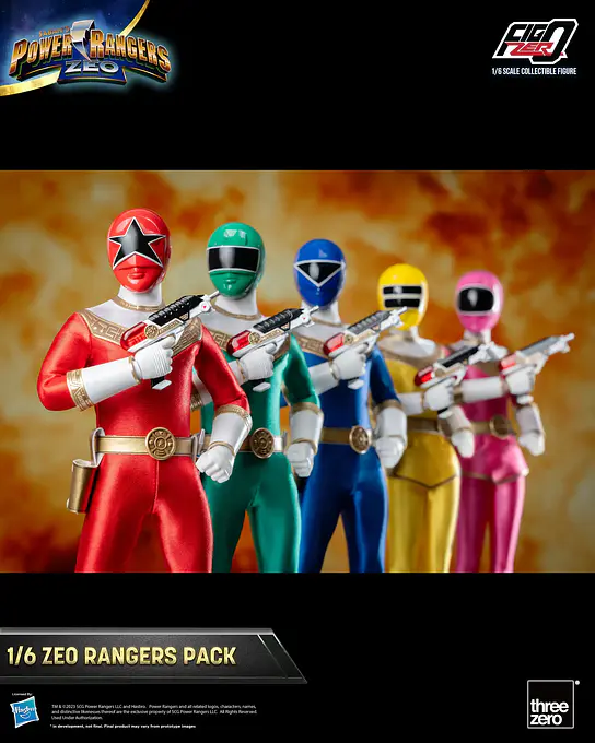 Power Rangers Zeo FigZero 1/6 Zeo Power Rangers Pack Figures - threezero photo 29