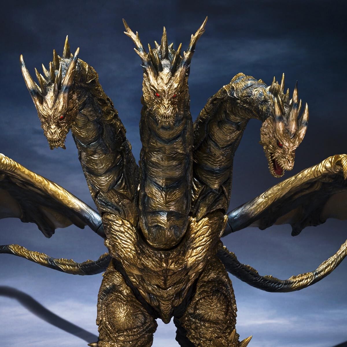 Godzilla Final Wars S.H.MonsterArts Keizer Ghidorah Action Figure | Tamashii Nations
