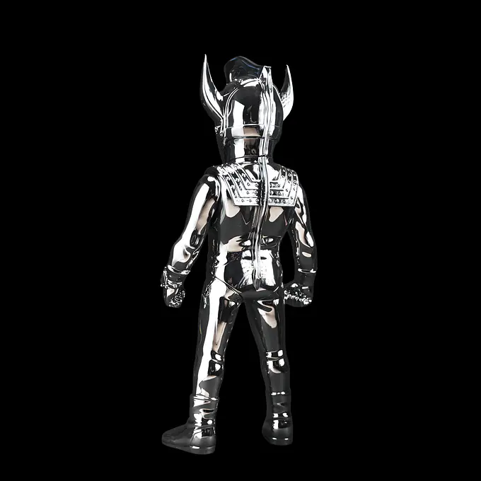 Ultraman Taro Silver Chrome Version Sofubi Figure | Planet-X photo 4