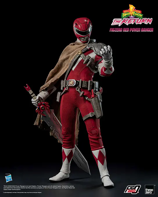Mighty Morphin Power Rangers: The Return FigZero 1/6 Red Power Ranger Figure - threezero photo 2