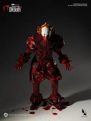IT: Welcome to Derry Pennywise (Bloody Version) 1/6 Collectible Figure | INART