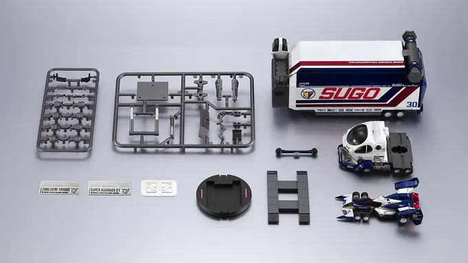Future GPX Cyber Formula Super Asurada 01 Circuit Mode & Sugo Legard 10V5000 Figure Set (Heritage Edition) photo 13