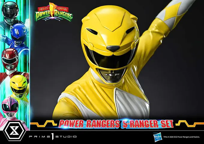 Mighty Morphin Power Rangers Premium Masterline Set of 5 Statues 1/4 Deluxe Bonus Version 62 cm - Prime 1 Studio photo 24