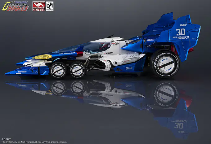Super Asurada 01 Variable Action Hi-Spec United Future GPX Cyber Formula Vehicle - threeMega photo 18