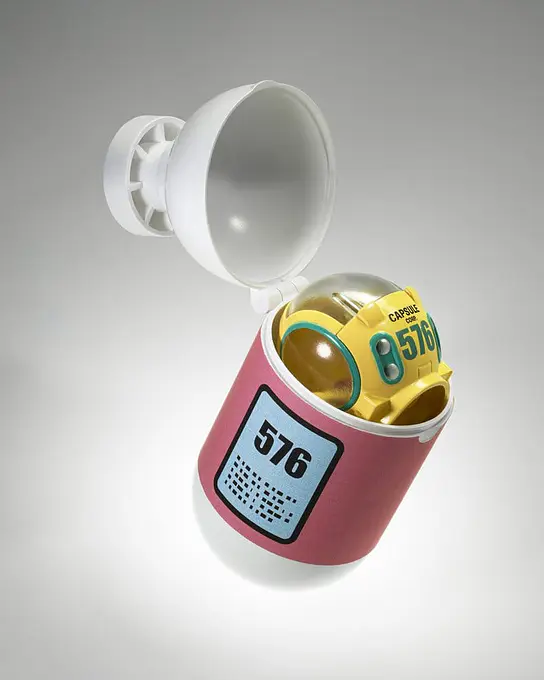 Dragon Ball Z Changearts Action Figure Hoi-Poi Capsule No. 576 Bulma's Airplane 8 cm - Tamashii Nations photo 8
