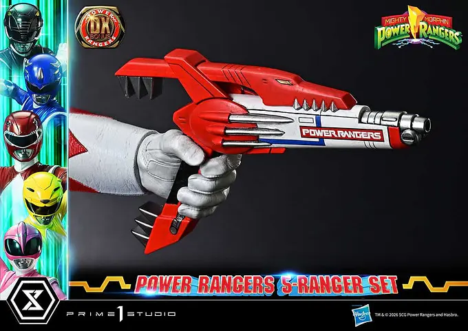 Mighty Morphin Power Rangers Premium Masterline Set of 5 Statues 1/4 Deluxe Bonus Version 62 cm - Prime 1 Studio photo 4