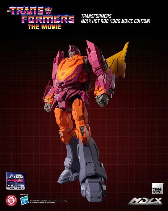 Hot Rod standing in a relaxed pose